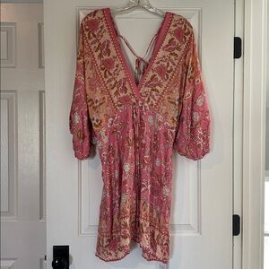 Cupshe Pink Floral Dress